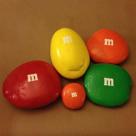 m&m painted rocks. Garden art. | DIY | Pinterest | Rock garden art ...