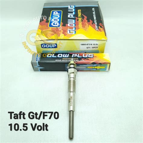 Jual BUSI PEMANAS GLOW PLUG TAFT GT F70 10 5V HARGA SATUAN Shopee