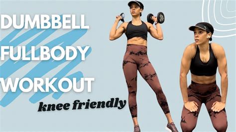 DUMBBELL HIIT FULL BODY STRENGTH WORKOUT At Home Knee Friendly No