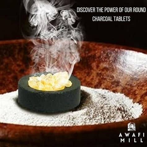 Awafi Mill Round Charcoal Tablets For Incensequick Lighting Charcoal