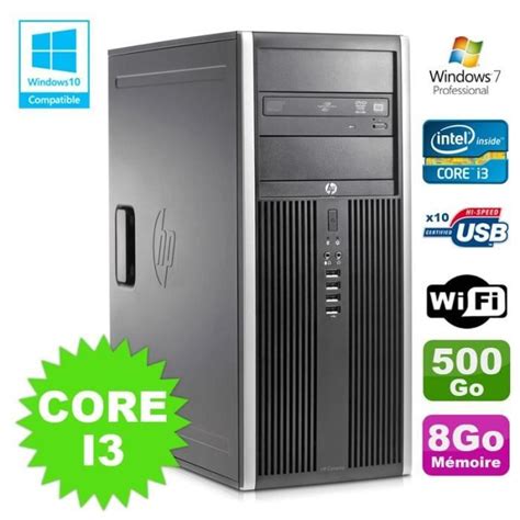 Pc Tour Hp Elite Core I Go Disque Go Graveur Wifi Win