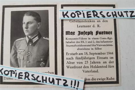 TOP STERBEBILD 2 WK Leutnant d R Komp Führer gef im Westen 09 1944