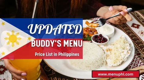 Buddys Menu Philippines And Updated Prices 2024