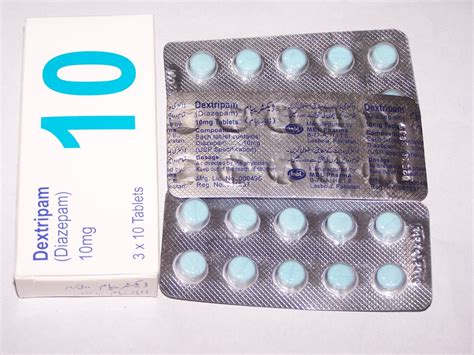 Dextripam Diazepam 10mg By Mbl Pharma X 1 Strip