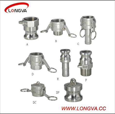 Stainless Steel Quick Coupler Connectors Type A B C D E F DC Dp