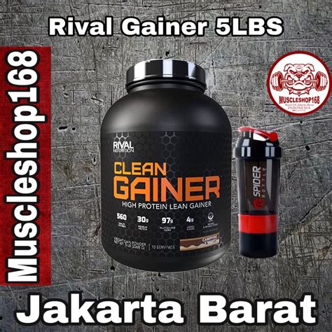 Jual Rival Nutrition Clean Gainer 5 Lbs High Protein Lean Gain Gainer