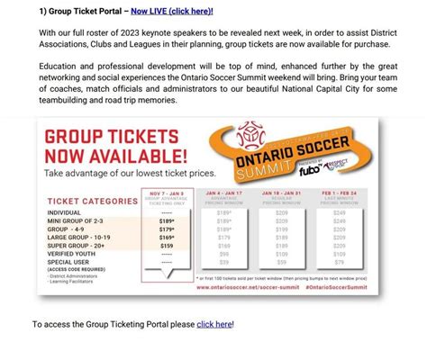 A2022 15 2023 Ontario Soccer Summit Group Ticket Launch And Partner