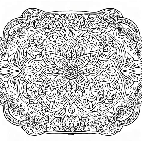 Coloriage Beau Tapis Pour Adultes T L Charger Et Imprimer Gratuit Sur