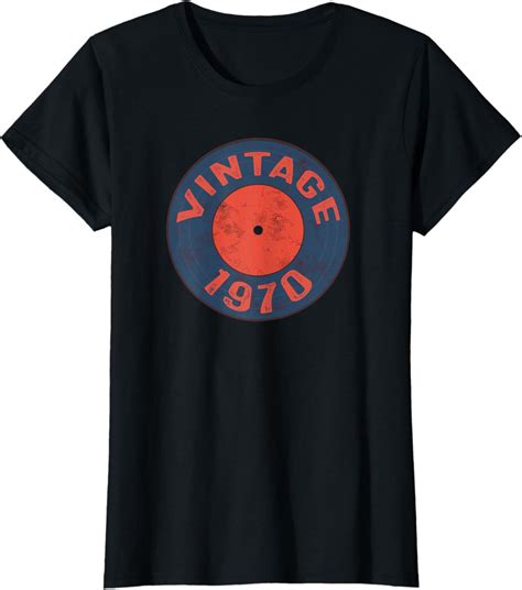 Womens Vintage 1970 T Shirts For Women Retro 1970 50 Years