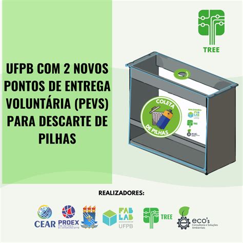 Parceria Na Ufpb Resulta Em 2 Pontos De Entrega Voluntária Pev Para