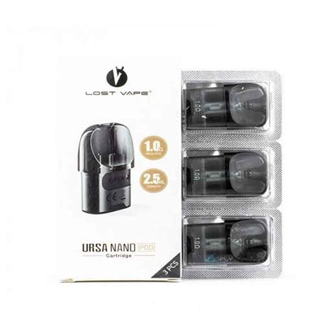 Lost Vape Ursa Nano Cartridge Pod 2 5ml Vip Vape Shop