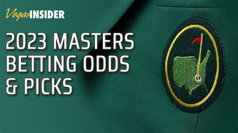 2023 The Masters Betting Odds Predictions April 4th YouTube