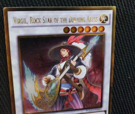 Yu Gi Oh Tcg Virgil Rock Star Of The Burning Abyss Premium Gold