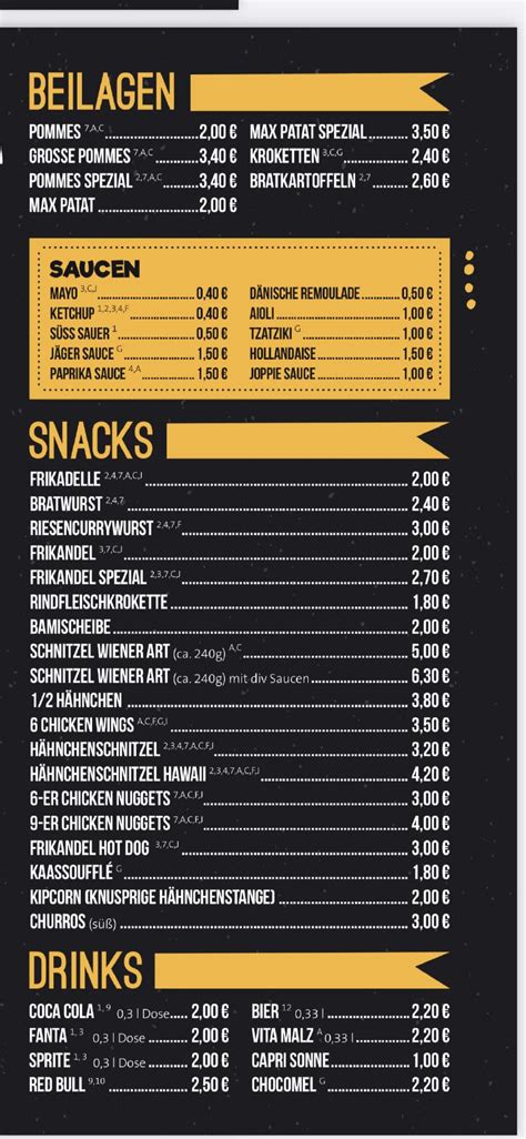 Menu At Imbiss Esscapaden Fast Food Moormerland