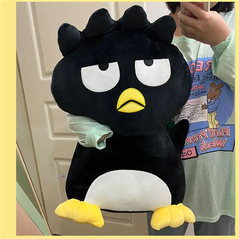 Soft Cuddly Bad Badtz Maru Plush Toy Kawaii Stuffed Animal Black