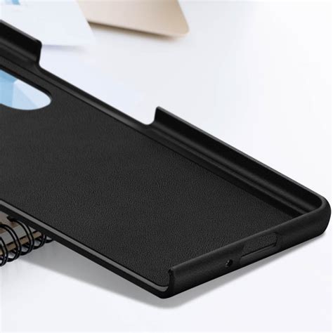 Capa De Couro Samsung Para Galaxy Z Fold 4 Preta PcComponentes Pt