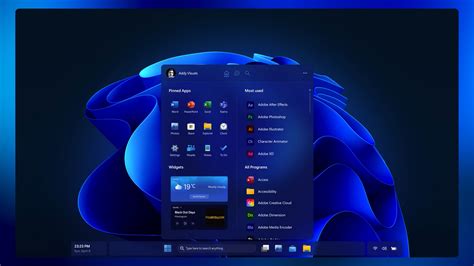 Windows 12 design concept with dynamic Taskbar & new Start Menu ...