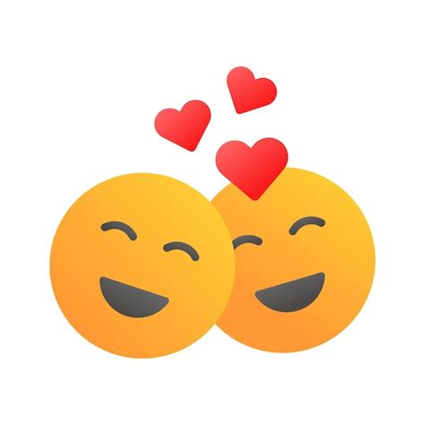 Premium Vector Romantic Couple Emoji Vector Design Ready For Premium Use