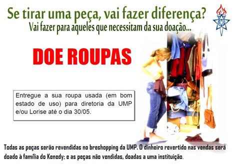 Blog Da Mocidade Betel Campanha Doa O De Roupas