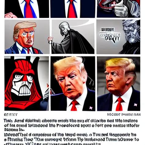 President Donald Trump Lord Of The Sith Stable Diffusion Openart