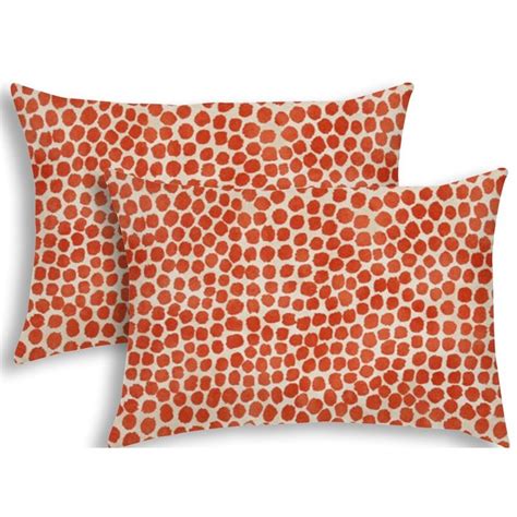 Highland Dunes Fontana Indoor Outdoor Polka Dots Lumbar Pillow