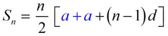 Derivation of the Arithmetic Series Formula | ChiliMath