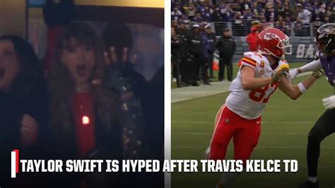 Taylor Swift Is Ecstatic After Mahomes Finds Kelce For Chiefs Td 🤩