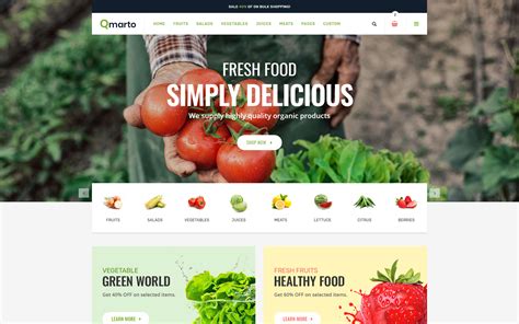 Food Website Templates Html