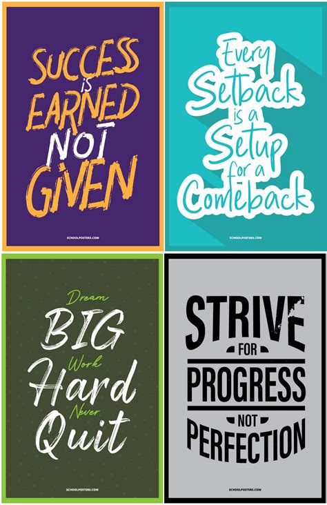 Perseverance Poster Package – SchoolPosters.com LLC