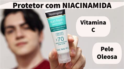 Neutrogena Sun Fresh Derm Care Fps Protetor Solar Niacinamida