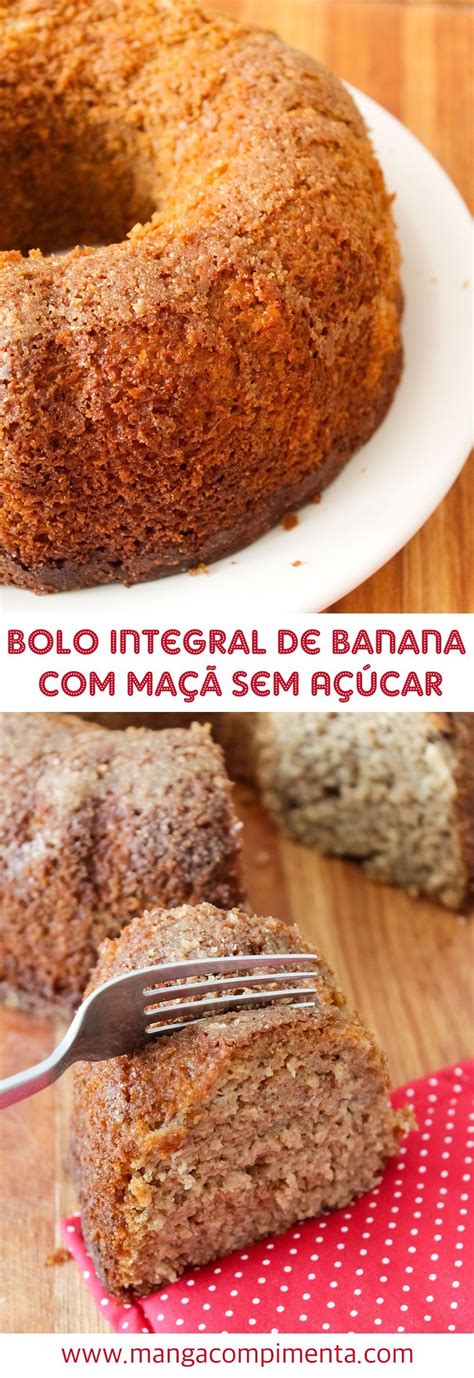 Bolo Integral De Banana Ma Sem A Car Receitas De P O Saud Veis