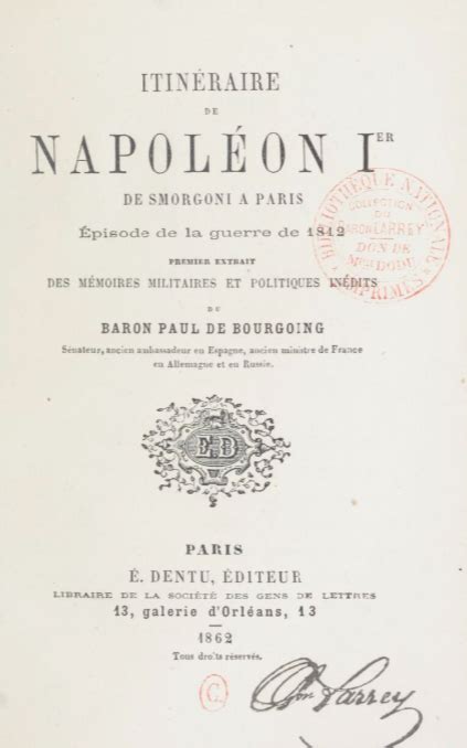 Biblio Express De La Fondation Napol On Les Itin Raires D Taill S De