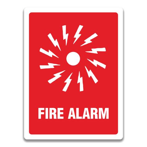 Fire Alarm Signs Safety Sign And Label