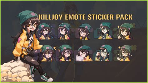 Killjoy Valorant Twitch Discord Youtube YT Stream Emote Emoji