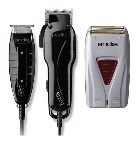 Andis Kit Barberia Stylist Combo Shaver Pro Foil Profesio 4 150