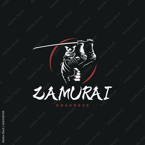 Samurai warrior Logo Design Vector. Silhouette of Samurai. Template ...