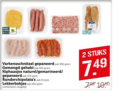 Varkensschnitzel Gepaneerd Aanbieding Bij Coop