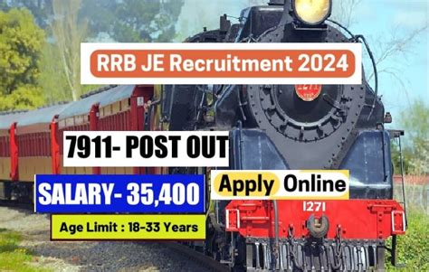 RRB JE Recruitment 2024 Notification Out Apply For 7951 Post