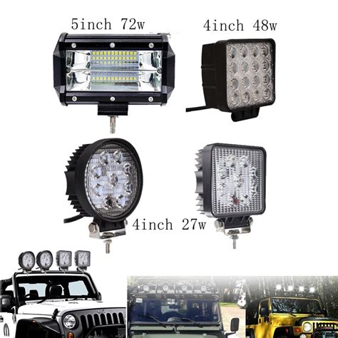 Barra De Luz Led De Trabajo Para Coche Todoterreno Cami N Tractor