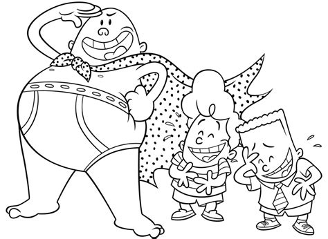 Captain Underpants Coloring Pages - Best Coloring Pages For Kids