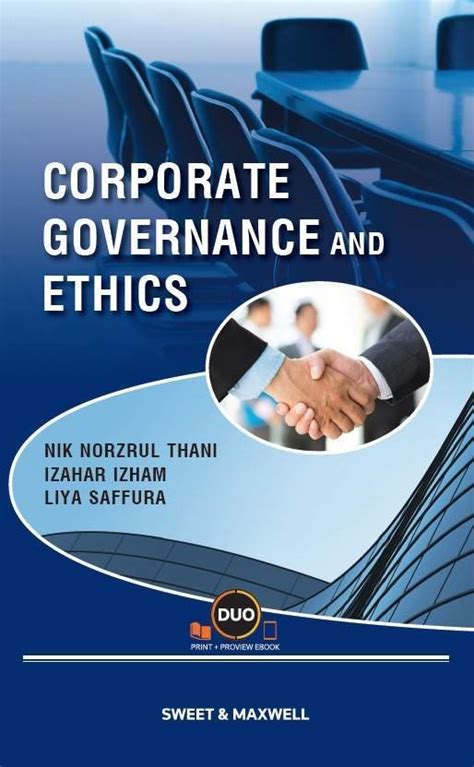 Corporate Governance And Ethics Marsden Law Book