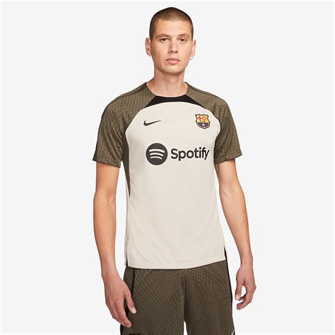 Nike Fc Barcelona 23 24 Dri Fit Strike Ss Top String Black Sequoia