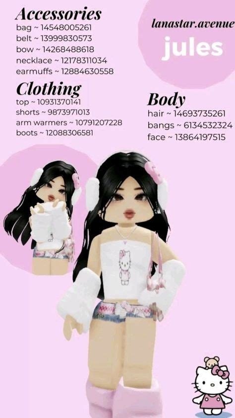 Pin By Kawaii Girl On Pines Creados Por Ti Hello Kitty Clothes Roblox Codes Roblox Roblox