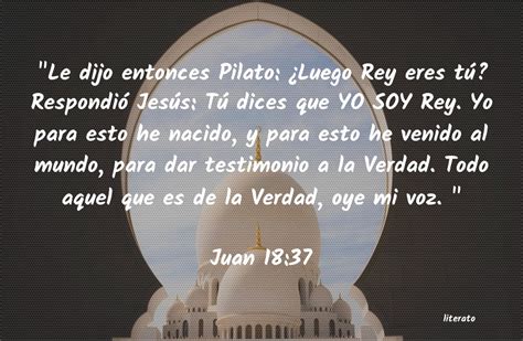 La Biblia Juan 18 37