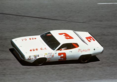 Cale Yarborough # 3 Ray Fox Plymouth 1971 Daytona 500 Photograph by David Bryant - Fine Art America