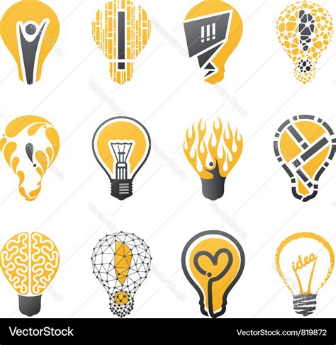 Light bulb idea Royalty Free Vector Image - VectorStock