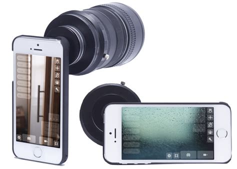 Turnikit Iphone Lens Adapter Allows You To Use Nikon And Canon Lenses Video