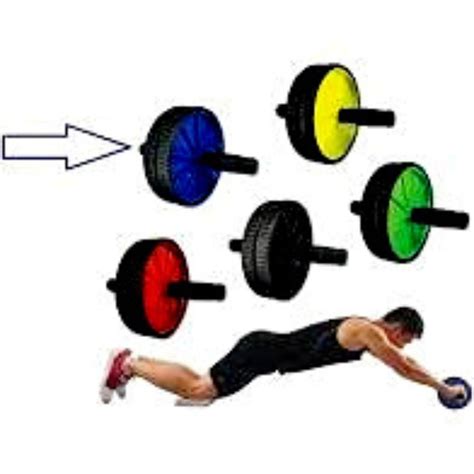 Roda Para Exercício Abdominal Lombar Fitness Academia Submarino