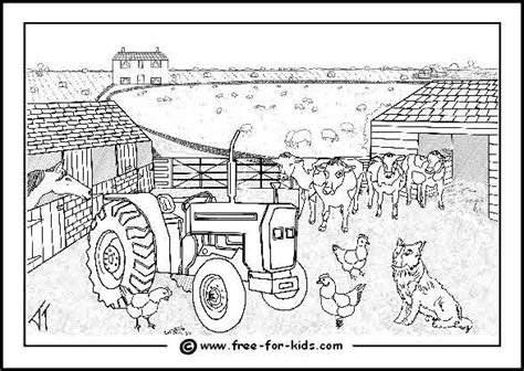 Black And White Farmyard Coloring Pages For Kids - Coloring Home