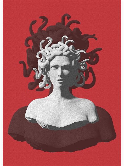 Lámina Fotográfica Medusa Mitología Griega Gorgonas Serpientes Historia Imprimir Decoración